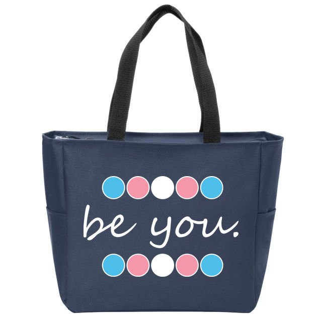 Be You Transgender Pride Month Zip Tote Bag