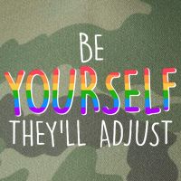 Be Yourself They'll Adjust Legacy Tie Dye Trucker Hat