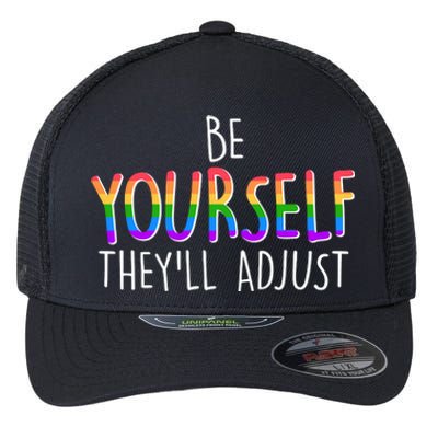 Be Yourself They'll Adjust Flexfit Unipanel Trucker Cap