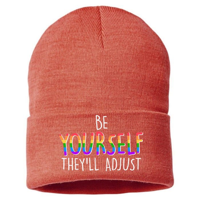 Be Yourself They'll Adjust Sustainable Knit Beanie