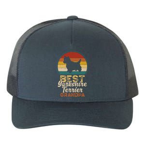 Best Yorkshire Terrier Grandpa Fathers Day Grandfather Gift Yupoong Adult 5-Panel Trucker Hat