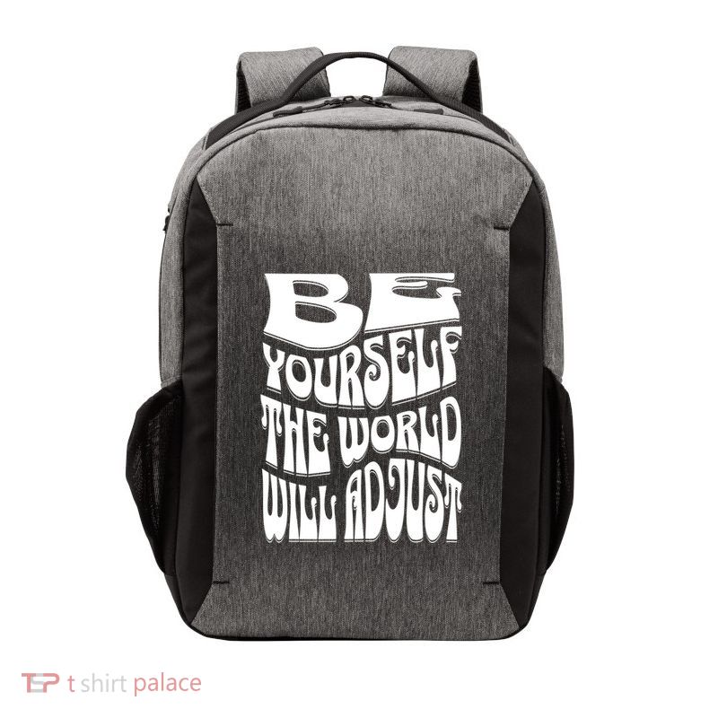 Be Yourself The World Will Adjust Vector Backpack