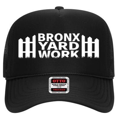 Bronx Yard Work High Crown Mesh Back Trucker Hat