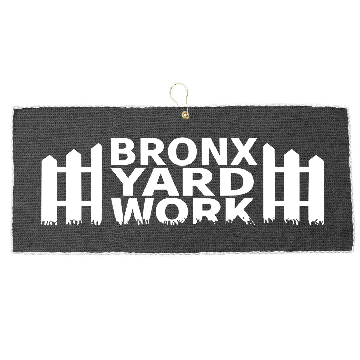 Bronx Yard Work Large Microfiber Waffle Golf Towel