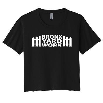 Bronx Yard Work Women's Crop Top Tee