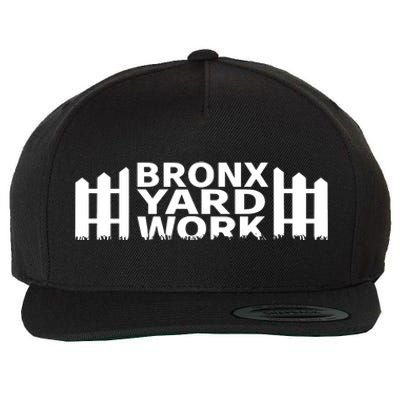 Bronx Yard Work Wool Snapback Cap