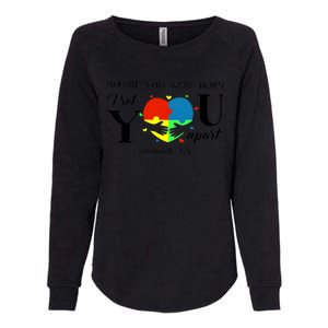 Before You Were Born I Set You Apart Womens California Wash Sweatshirt