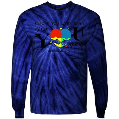 Before You Were Born I Set You Apart Tie-Dye Long Sleeve Shirt