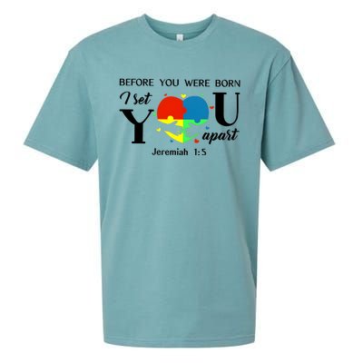 Before You Were Born I Set You Apart Sueded Cloud Jersey T-Shirt