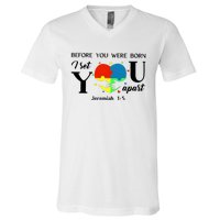 Before You Were Born I Set You Apart V-Neck T-Shirt