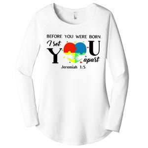 Before You Were Born I Set You Apart Women's Perfect Tri Tunic Long Sleeve Shirt