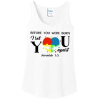 Before You Were Born I Set You Apart Ladies Essential Tank