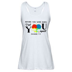 Before You Were Born I Set You Apart Ladies Essential Flowy Tank