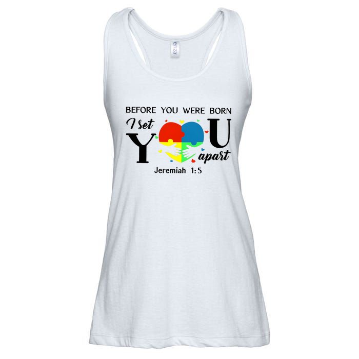 Before You Were Born I Set You Apart Ladies Essential Flowy Tank