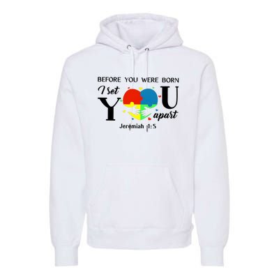 Before You Were Born I Set You Apart Premium Hoodie