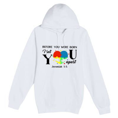 Before You Were Born I Set You Apart Premium Pullover Hoodie