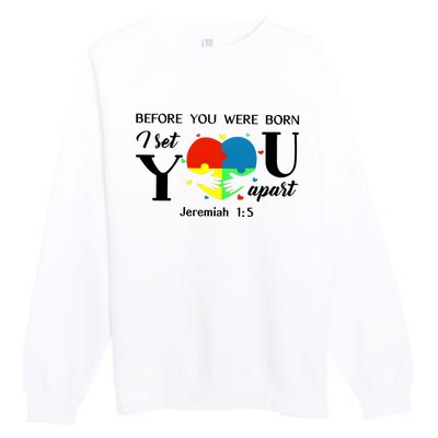 Before You Were Born I Set You Apart Premium Crewneck Sweatshirt