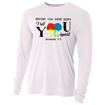 Before You Were Born I Set You Apart Cooling Performance Long Sleeve Crew