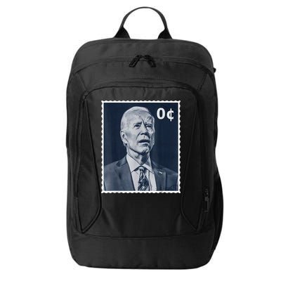 Biden Zero Cents Stamp 0 President Joe Biden City Backpack