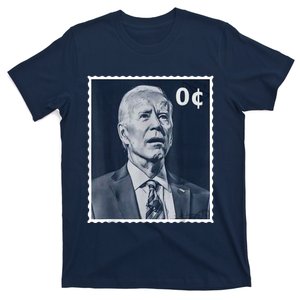 Biden Zero Cents Stamp 0 President Joe Biden T-Shirt