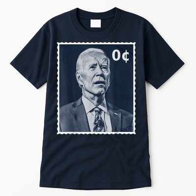 Biden Zero Cents Stamp 0 President Joe Biden Tall T-Shirt