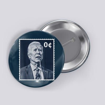 Biden Zero Cents Stamp 0 President Joe Biden Button