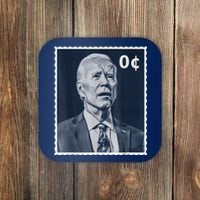 Biden Zero Cents Stamp 0 President Joe Biden Coaster