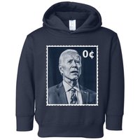 Biden Zero Cents Stamp 0 President Joe Biden Toddler Hoodie