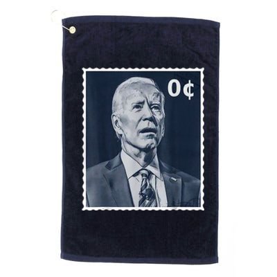 Biden Zero Cents Stamp 0 President Joe Biden Platinum Collection Golf Towel