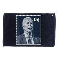 Biden Zero Cents Stamp 0 President Joe Biden Grommeted Golf Towel