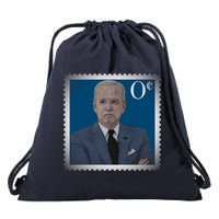 Biden Zero Cents Stamp Joe 0 Funny President Drawstring Bag