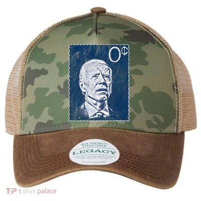 Biden Zero Cents Stamp 0 President Joe Legacy Tie Dye Trucker Hat