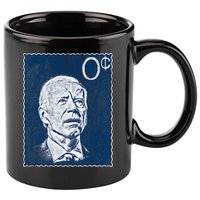 Biden Zero Cents Stamp 0 President Joe 11oz C Handle Ceramic Mug