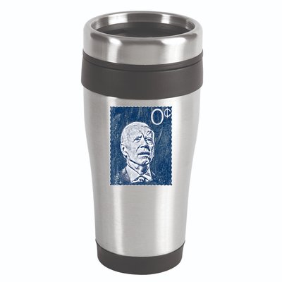 Biden Zero Cents Stamp 0 President Joe 16oz Travel Tumbler