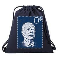 Biden Zero Cents Stamp 0 President Joe Drawstring Bag