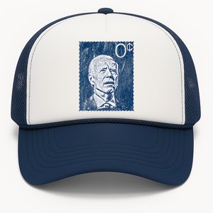 Biden Zero Cents Stamp 0 President Joe Trucker Hat