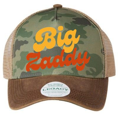 Big Zaddy Fathers Day Gift Present Retro style Legacy Tie Dye Trucker Hat