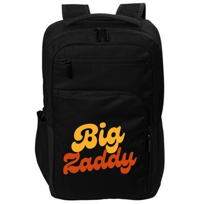 Big Zaddy Fathers Day Gift Present Retro style Impact Tech Backpack
