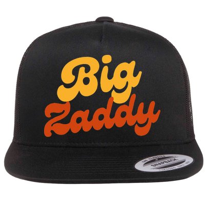 Big Zaddy Fathers Day Gift Present Retro style Flatbill Hat