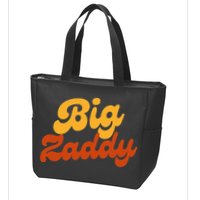 Big Zaddy Fathers Day Gift Present Retro style Zip Tote Bag