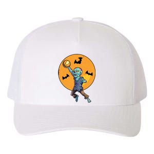 Basketball Zombie Halloween Boy Basketball Halloween Yupoong Adult 5-Panel Trucker Hat