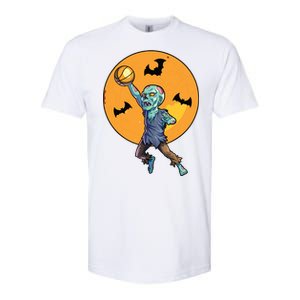 Basketball Zombie Halloween Boy Basketball Halloween Softstyle CVC T-Shirt