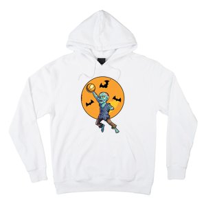 Basketball Zombie Halloween Boy Basketball Halloween Hoodie