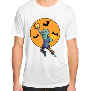 Basketball Zombie Halloween Boy Basketball Halloween Adult ChromaSoft Performance T-Shirt