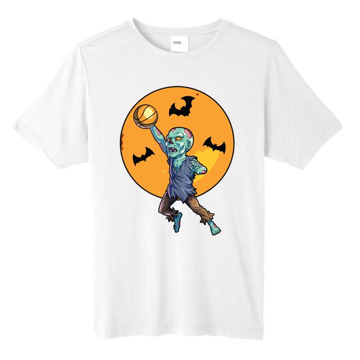 Basketball Zombie Halloween Boy Basketball Halloween Tall Fusion ChromaSoft Performance T-Shirt