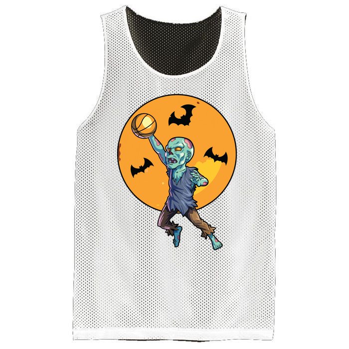 Basketball Zombie Halloween Boy Basketball Halloween Mesh Reversible Basketball Jersey Tank