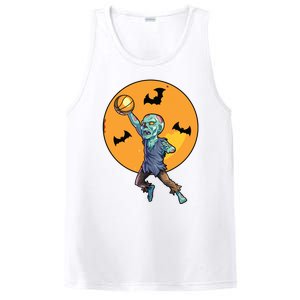 Basketball Zombie Halloween Boy Basketball Halloween PosiCharge Competitor Tank