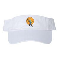 Basketball Zombie Halloween Boy Basketball Halloween Valucap Bio-Washed Visor