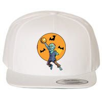 Basketball Zombie Halloween Boy Basketball Halloween Wool Snapback Cap