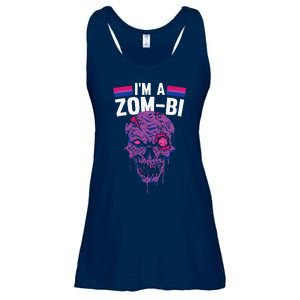 Bisexual Zombie Lazy Halloween Costume Funny Bi Pride LGBTQ Ladies Essential Flowy Tank